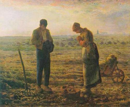 Jean Francois Millet The Angelus oil painting image